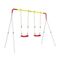 huśtawka ogrodowa podwójna plastikowe siedzisko MAŁPISZON