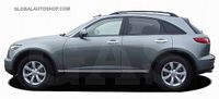 INFINITI FX35 / FX45 - Listwy CHROM na drzwi boczne dekoracyjne chromowane
