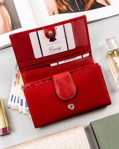 elegancki portfel z pikowanej skóry naturalnej — rovicky na Arena.pl