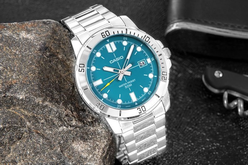 Zegarek Męski CASIO MTP-VD01D-3E2VUDF + BOX zdjęcie 5