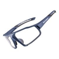 okulary rowerowe fotochromowe uv400 z etui sp216bl - niebieskie