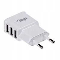 2 x Ładowarka sieciowa AKYGA 3xUSB 5V 3.1A 15W