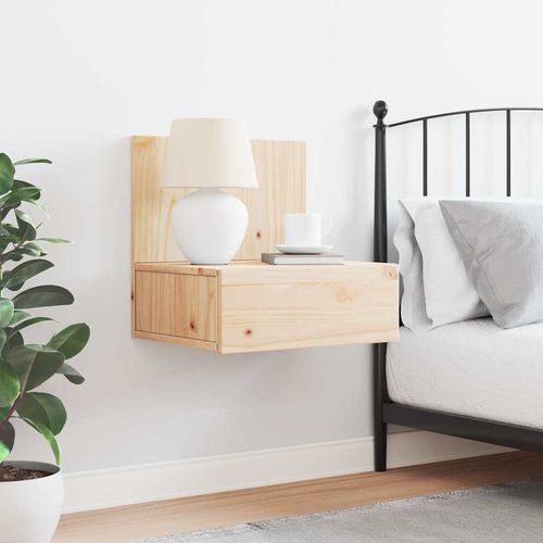 Stolik nocny Brązowy 42 x 32.5 x 40 cm Lite drewno sosnowe na Arena.pl