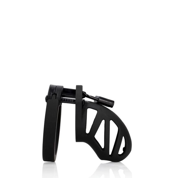 Model 23 - Chastity Cage - 2.5'' / 6,5 Cm - Black zdjęcie 7