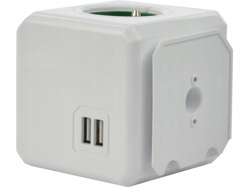 Listwa zasilająca PowerCube 4 gniazda 2xUSB 1.5m na Arena.pl