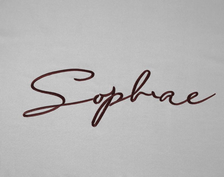 Pościel Z Haftem 160X200 Soft Jasnoszara 2602 zdjęcie 4