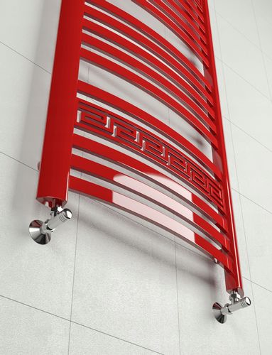 GRZEJNIK ŁAZIENKOWY -GREEK 1350/570 CZERWONY na Arena.pl