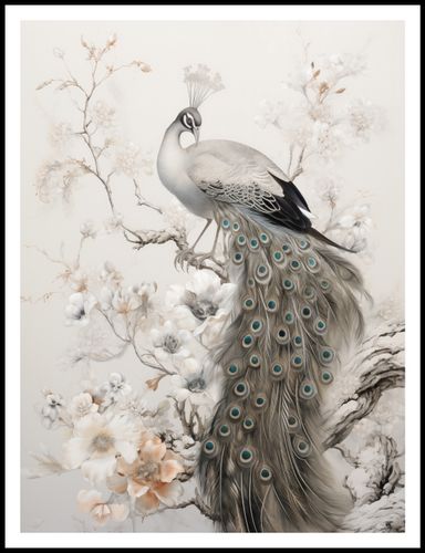 Plakat 75x100cm Pawia Gracja na Arena.pl