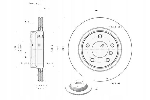 TARCZA HAM TYL 294X19 V BREMBO na Arena.pl