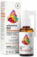Aura Herbals WITAMINA D3 dla dzieci MCT aerozol spray 50 ml