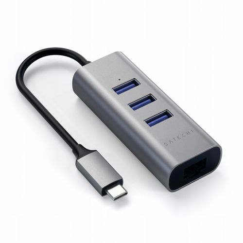 Hub USB Satechi Aluminium Hub 2in1 USB-C na Arena.pl