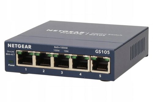 Switch NETGEAR ProSafe GS105GE 5 portów na Arena.pl