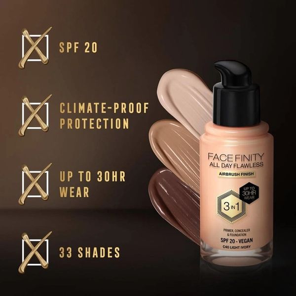 MAX FACTOR Facefinity Podkład 3 w 1 N75 zdjęcie 2