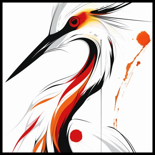 Plakat 60x60cm Bocian na Arena.pl