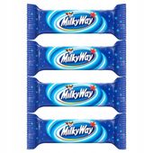 Milky Way Baton z białym nadzieniem oblany czekoladą 21,5 g x 4 sztuk