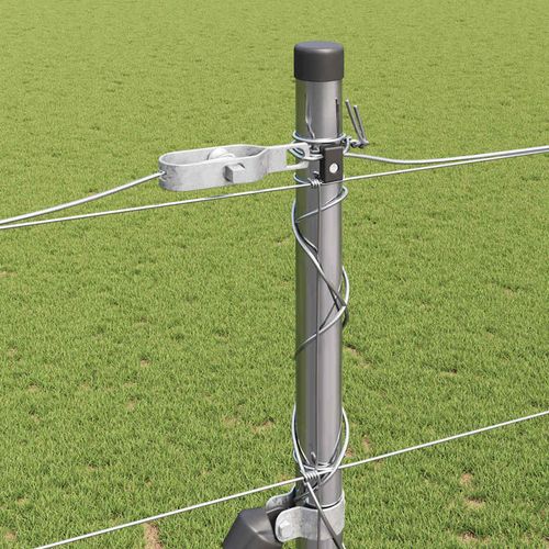 Ogrodzenie pastwiskowe Srebrny 25 x 1.6 m Stal galwanizowana na Arena.pl