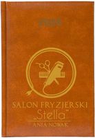 Kalendarz A5 2026 tygodniowy KSIĄŻKOWY FIRMOWY SALONFRYZJERSKI TWOJA NAZWA