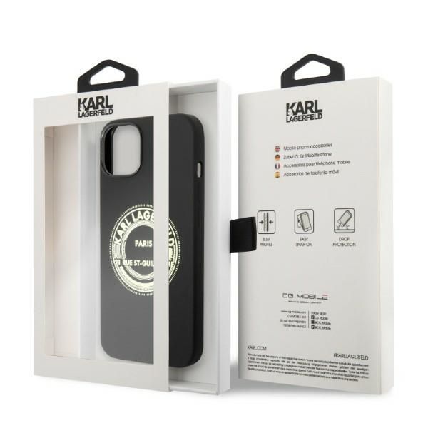 Etui Karl Lagerfeld do iPhone 15 Plus, iPhone 14 Plus, Czarny zdjęcie 8