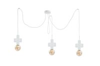 Lampa wisząca 3xE27 UNICA WHITE