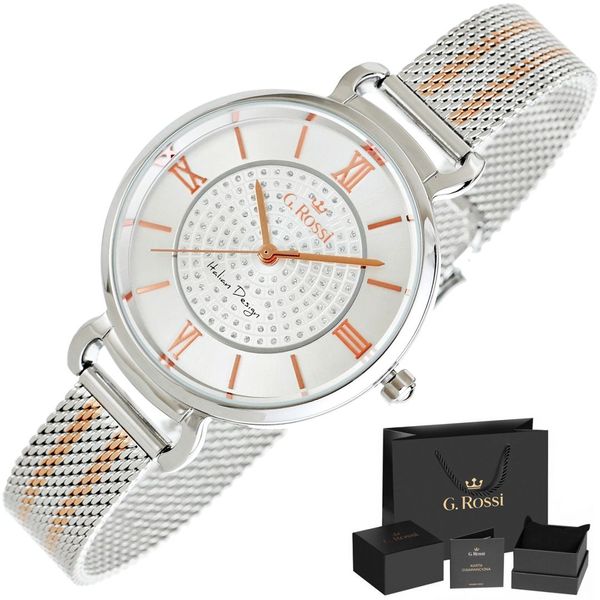 zegarek damski g.rossi 12546b-3d2 + box zdjęcie 2