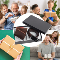 Pasek I Portfel Na Prezent Dla Chłopaka Elegancki Męski Zestaw Zp09