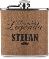 GRAWER Piersiówka 200 ml personalizowany prezent różne wzory dzień dziadka