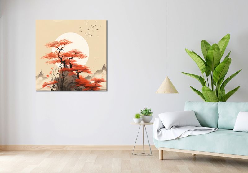 Obraz 90x90cm Szepty Wiatru zdjęcie 2