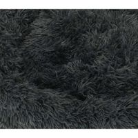 LEGOWISKO DLA PSA PODUSZKA PLUSZOWA 60CM CIE SZARA WYSOKA JAKOŚĆ WYKONANIA