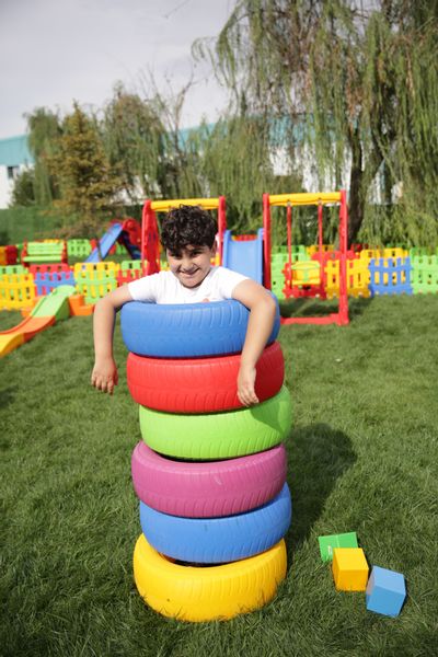 opona plastikowa - czerwony zdjęcie 4