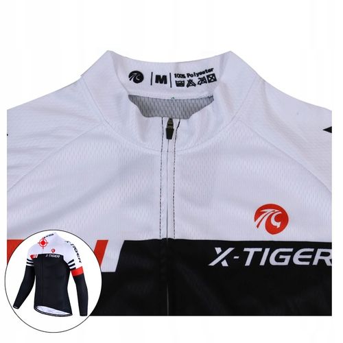 STRÓJ ROWEROWY MĘSKI X-TIGER GETRY ŻEL KOSZULKA na Arena.pl