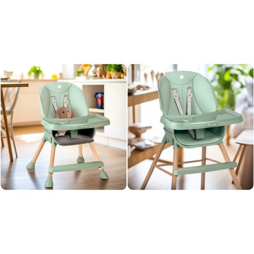 Krzesełko do karmienia Nukido Tilo zielone na Arena.pl