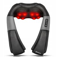 MASAŻER SHIATSU DO SZYI KARKU PLECÓW STÓP CIAŁA GRZEJĄCY PAS MASUJĄCY