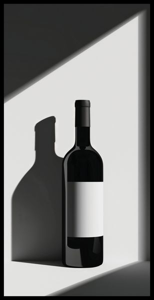 Plakat 50x100cm Butla Wina zdjęcie 2
