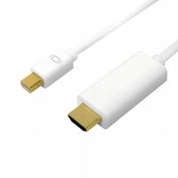 Kabel MiniDP - HDMI LogiLink CV0122 1m biały
