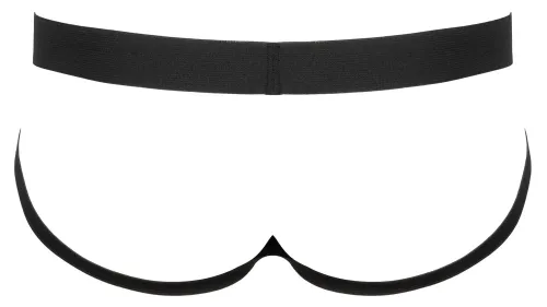 black level winylowe slipy elastyczne czarne 2xl z odkrytym tyłem na Arena.pl