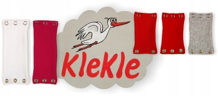 Przedłużacz Body RÓŻNE KOLORY, 10cm 3 NAPY, KLEKLE zdjęcie 3