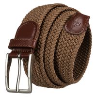 pasek parciany w beżowym kolorze z materiału syntetycznego