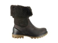 Ecco Botki damskie - Tredtray ocieplane - rozmiar 36 - brązowe skórzane