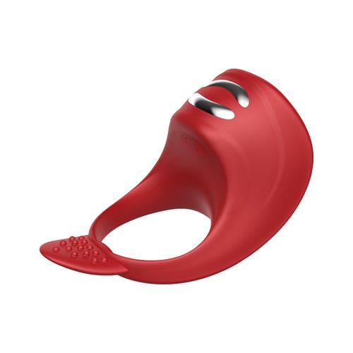 Wibrator-Silicone Ring Red USB 7 Function + Electro stim / remote control na Arena.pl