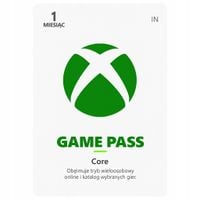 XBOX GAME PASS CORE 1 MIESIĄC / 30 DNI - KLUCZ AKTYWACYJNY