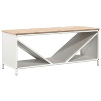 Stojak na drewno opałowe z drewnianym blatem, 100,5x35,5x40 cm