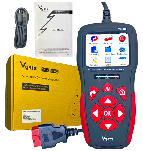Vgate VR800 Interfejs diagnostyczny Tester OBD2 PL na Arena.pl