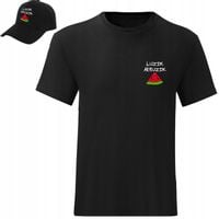 KOSZULKA MĘSKA LUZIK ARBUZIK ROZMIAR M + CZAPKA