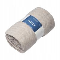 KOC Z MIKROFIBRY NARZUTA NA FOTEL ŁÓŻKO KANAPĘ PLED KOCYK 70x150 WILLY