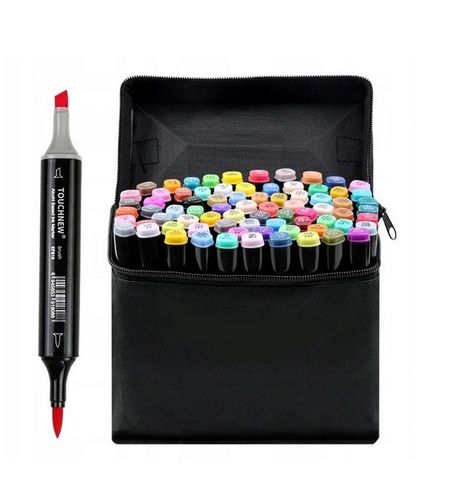 TABLET GRAFICZNY - ROZMIAR A4 + ZAKREŚLACZE DWUSTRONNE 80 szt DO SZKOŁY na Arena.pl