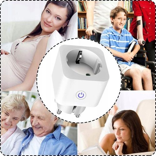 3× INTELIGENTNE GNIAZDKO WiFi SMART TUYA WATOMIERZ PROGRAMATOR TIMER na Arena.pl