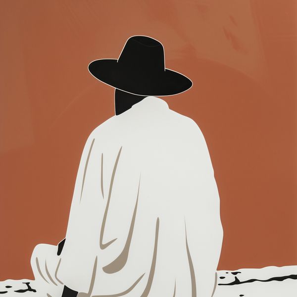 Plakat 80x80cm Rozmyślania w Oddali zdjęcie 1