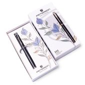 długopis w pudełku ptn 222-gb-3260 gray-silver