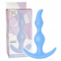 Korek analny z wypustkami, silikonowy. Wyprofilowany. Dla początkujących.