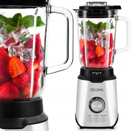 BLENDER KIELICHOWY SZKLANY 1,75L DUŻY sok warzyw owoców koktajli KRUSZY LÓD na Arena.pl